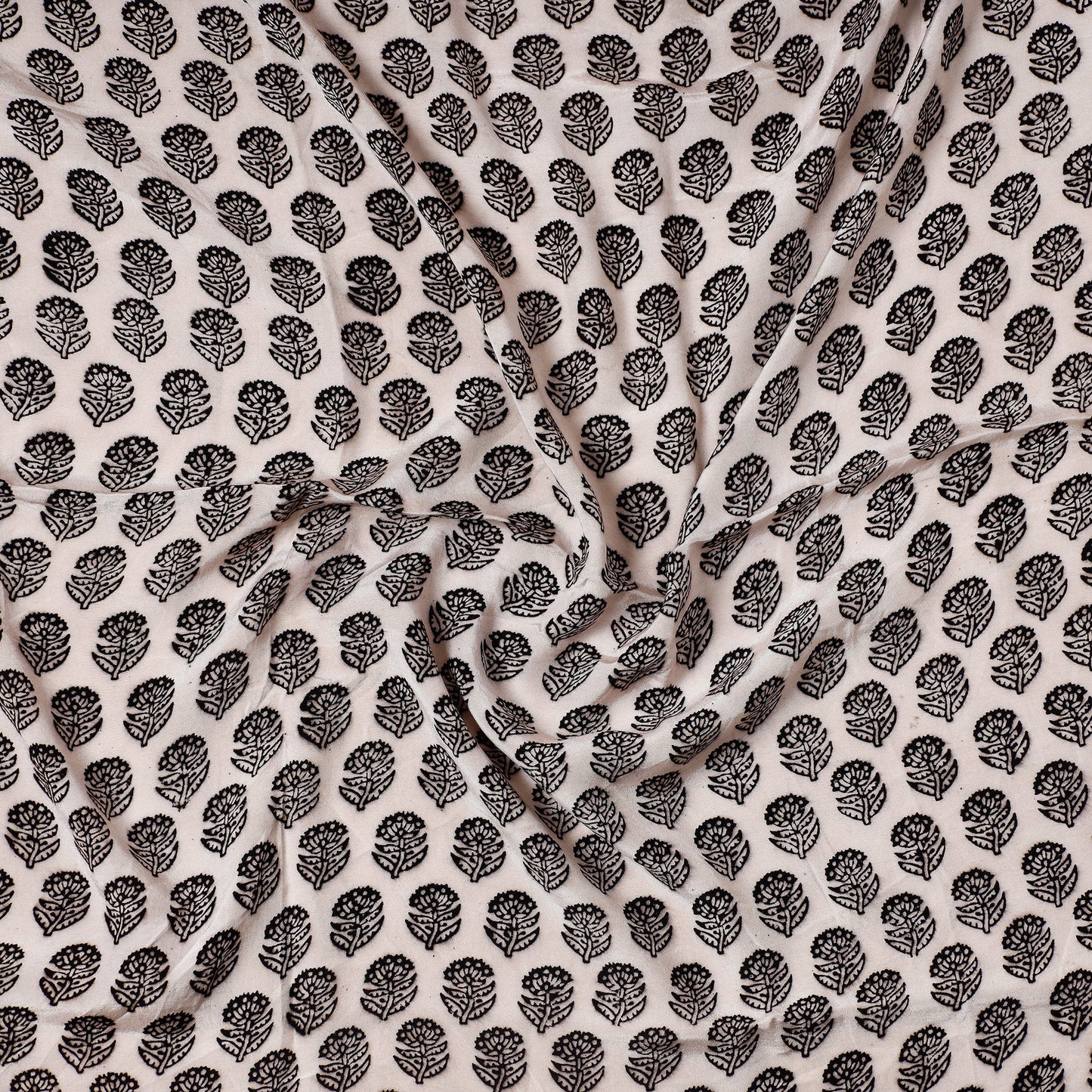 Bagh Block Printed Modal Silk Precut fabric