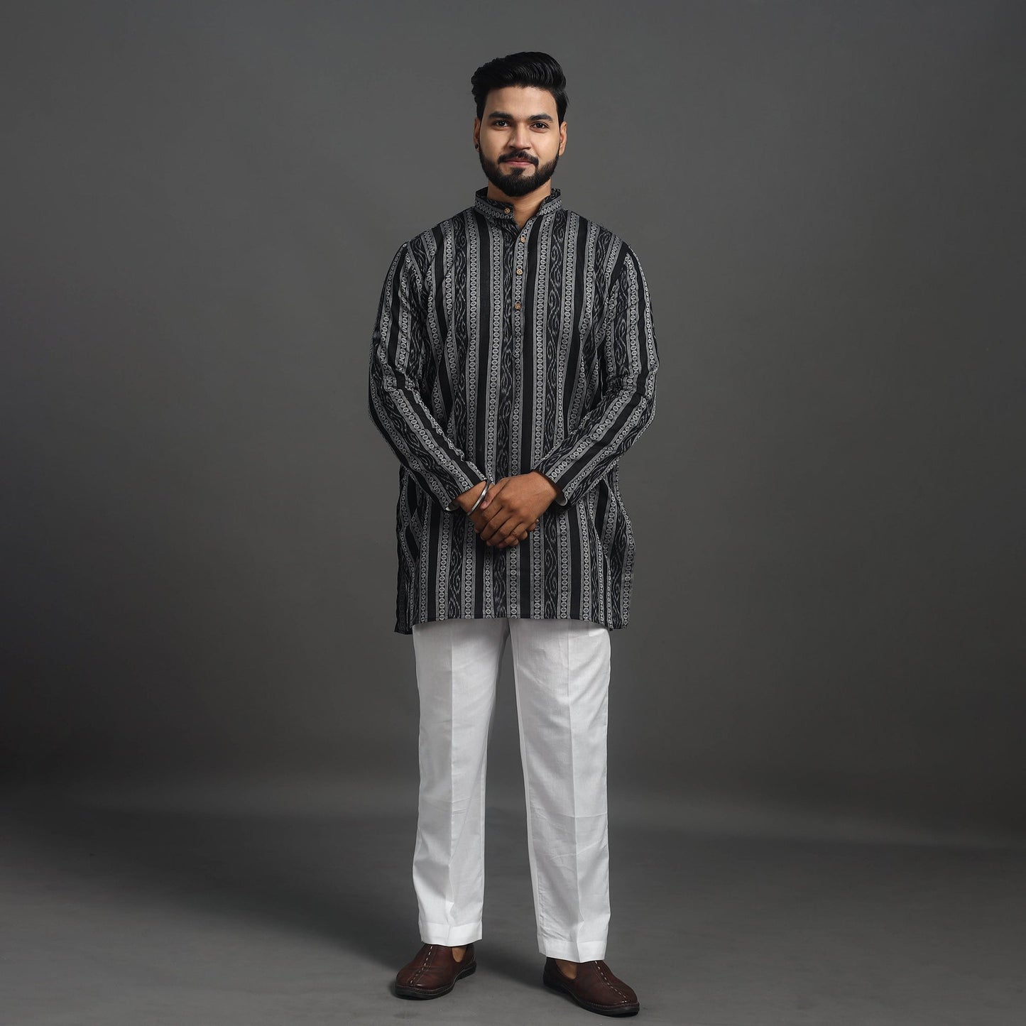 White Plain Cotton Men's Pant