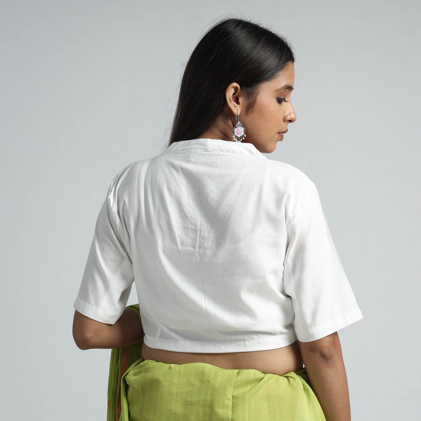 cotton stitched blouse