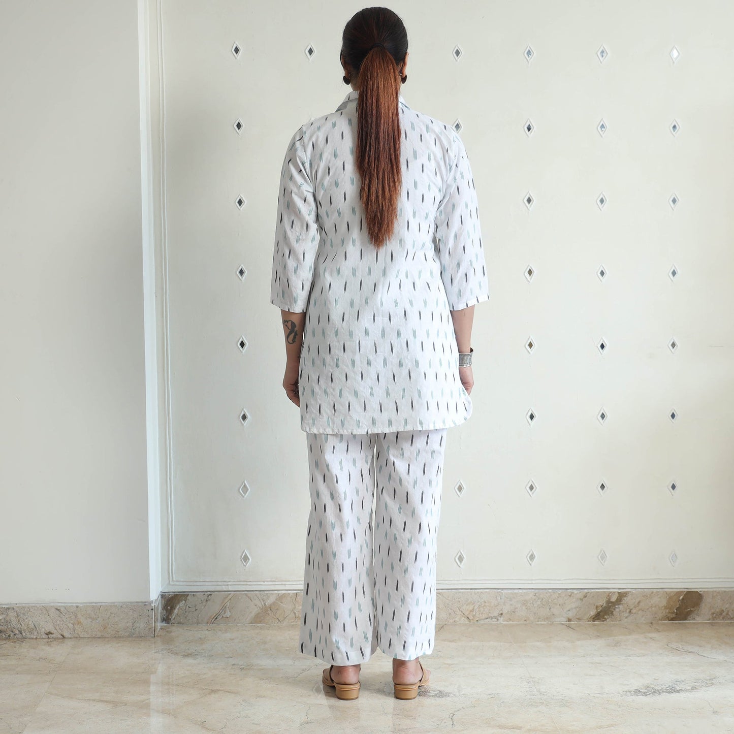 Pochampally Ikat Cotton Co-Ord Set 13 Online at iTokri.com