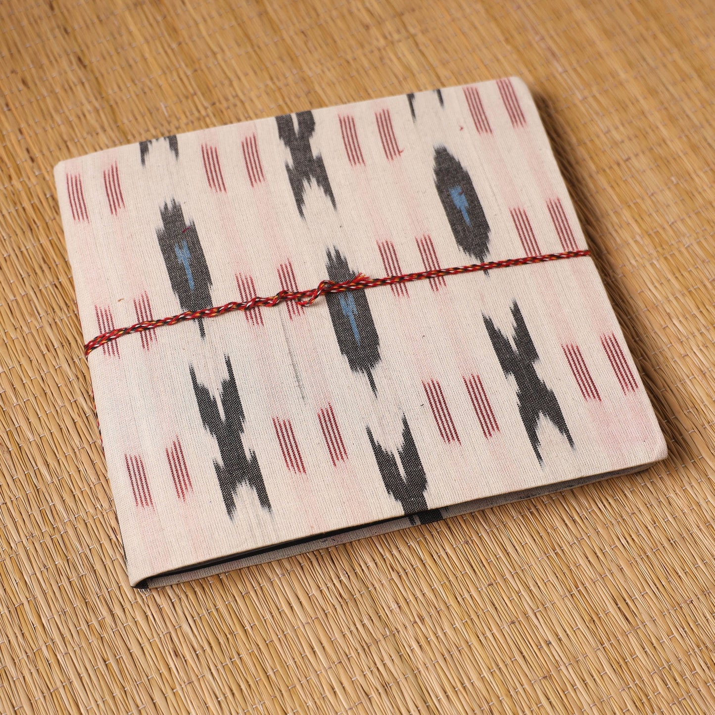 Pochampally ikat fabric cover handmade paper photo album (9