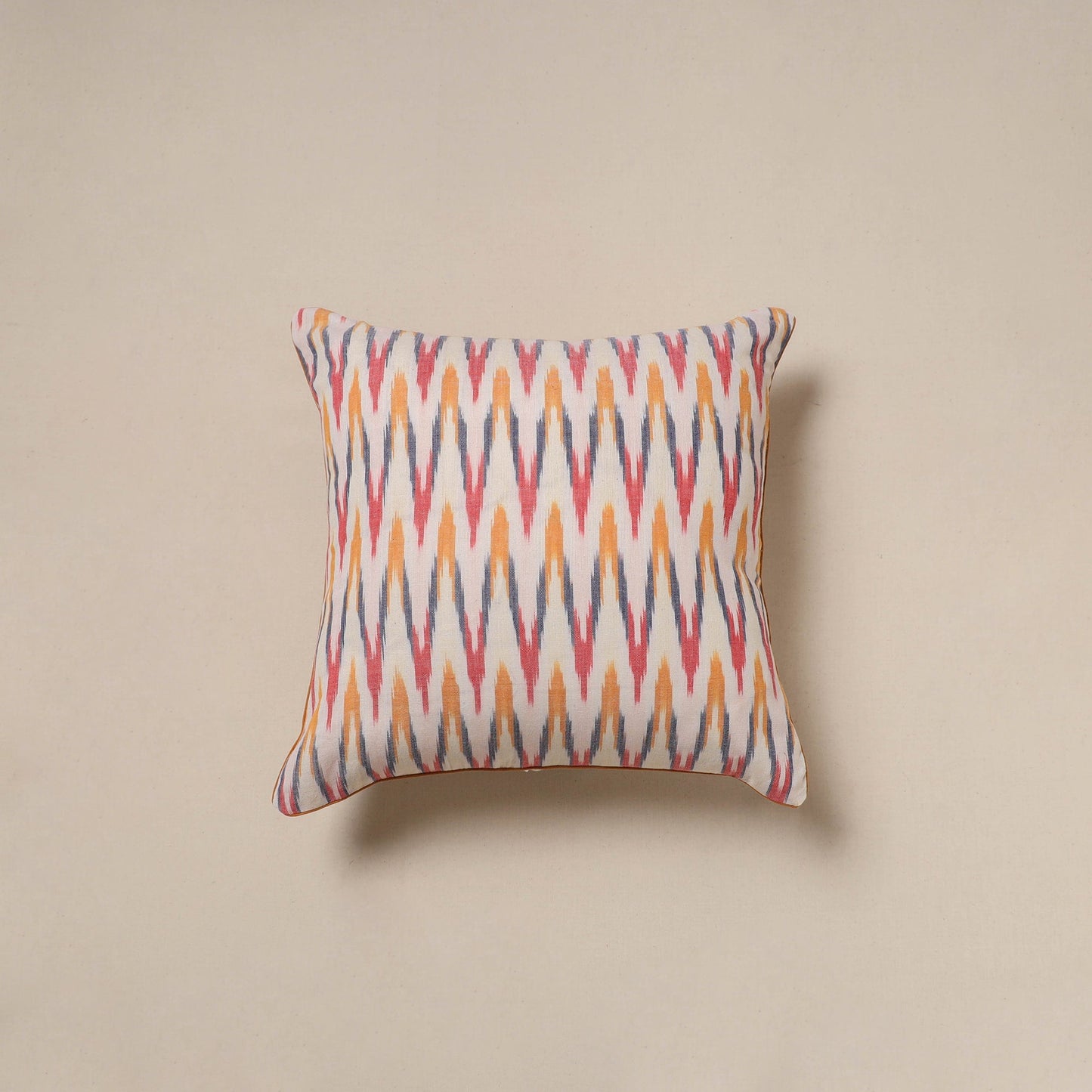 Pochampally ikat weave cushion cover 09 - handcrafted