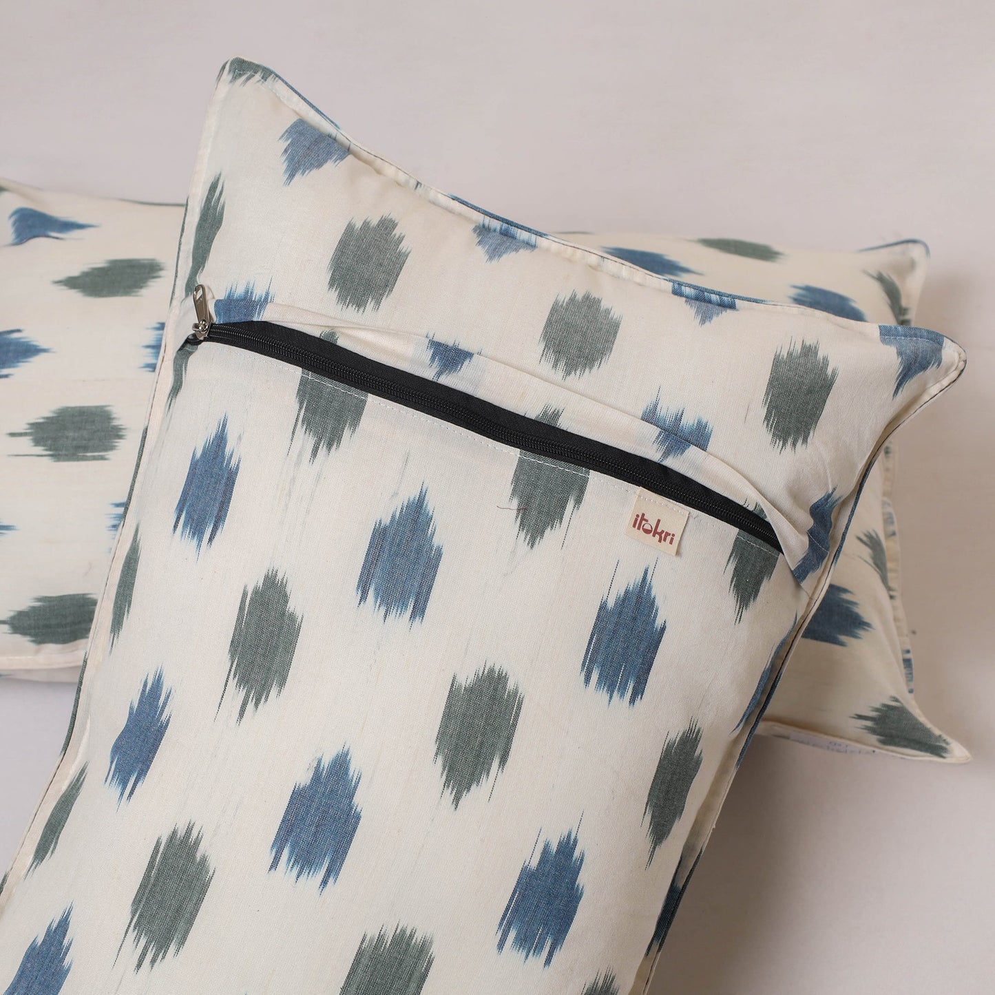 Pochampally ikat weave pillow cover (set of 2) 13