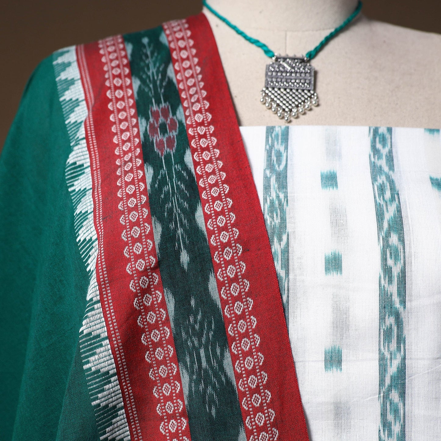 Sambalpuri ikat cotton 2pc unstitched dress material