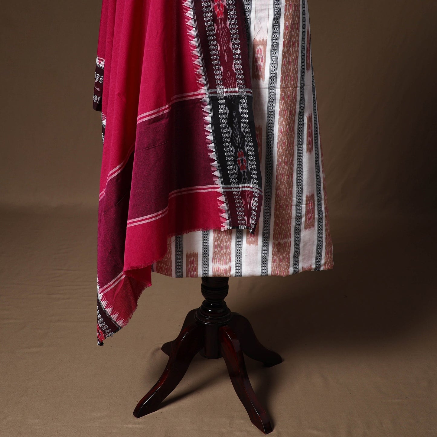 Sambalpuri ikat handloom cotton 2pc unstitched dress