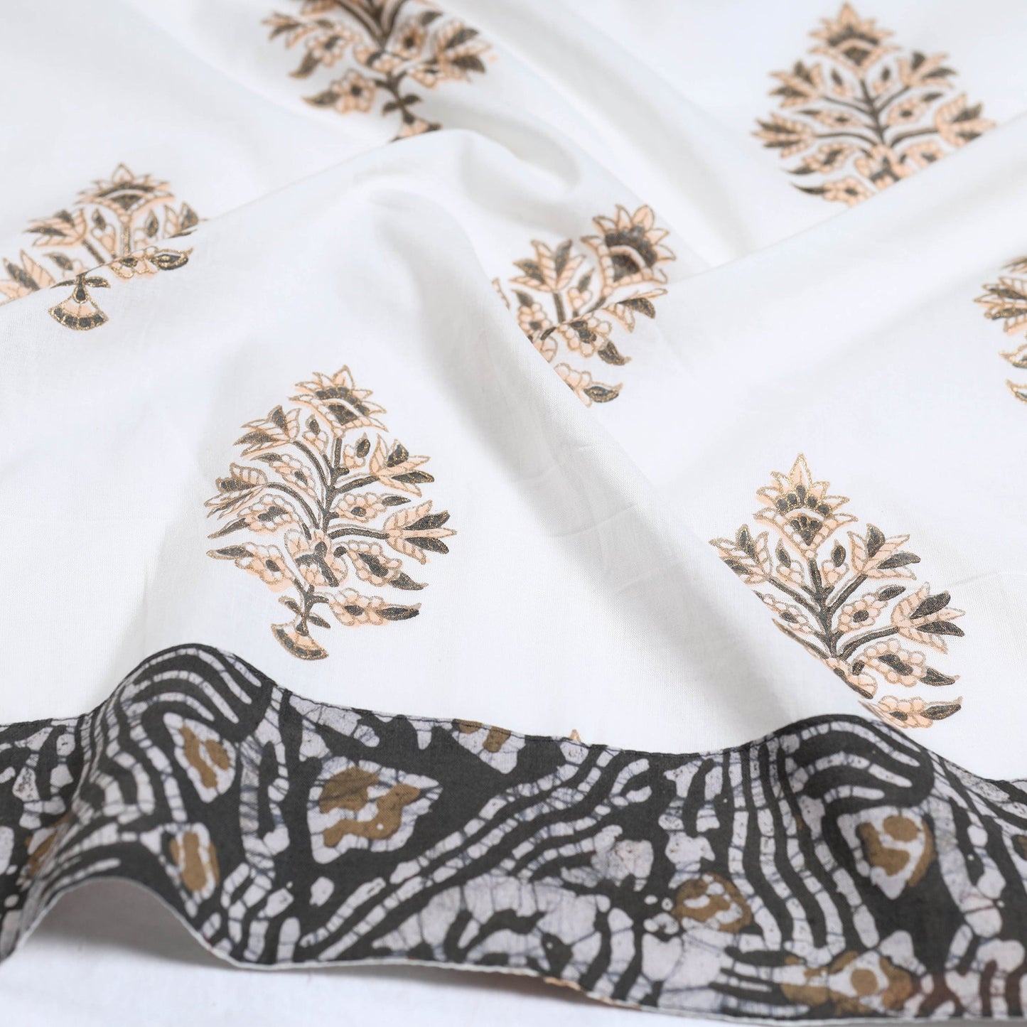 Buy Sanganeri Block Printed Cotton Blouse Piece