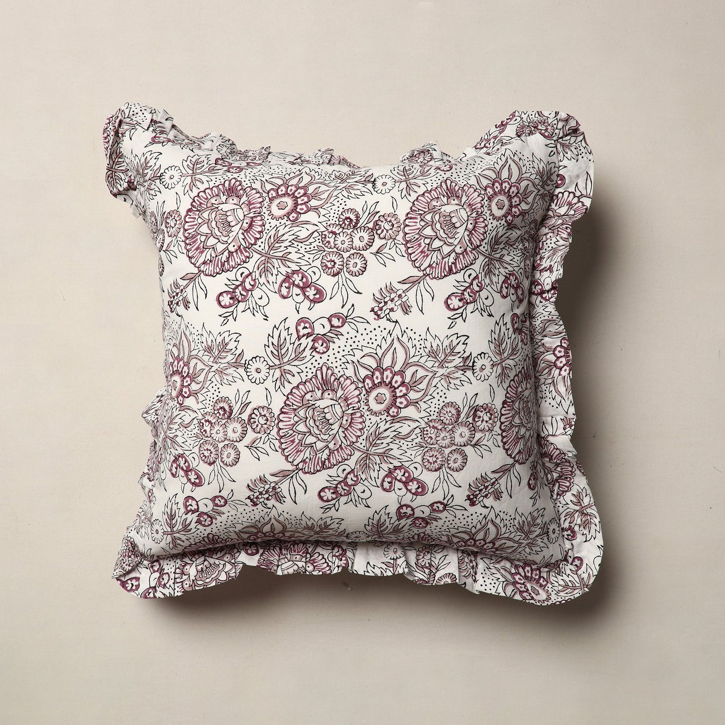 Block Printed Cushion Cover