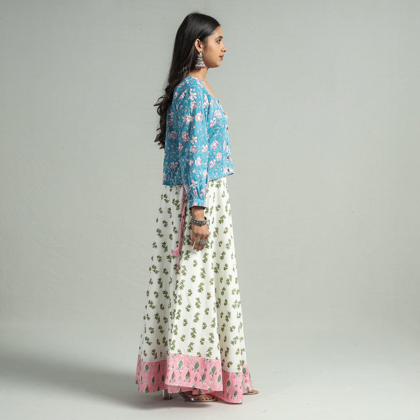 Sanganeri Long Skirt