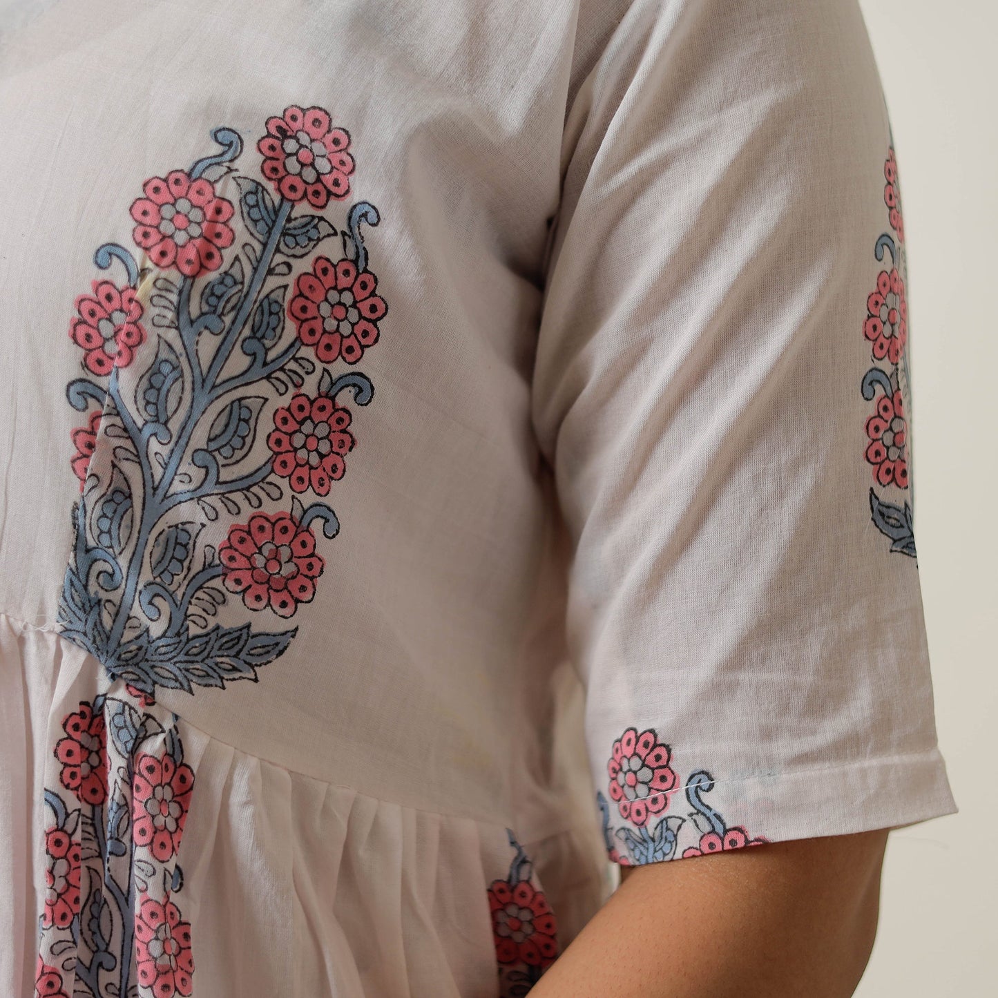 Buy Sanganeri Block Printed Cotton Co-Ord Set 07 Online at iTokri.com