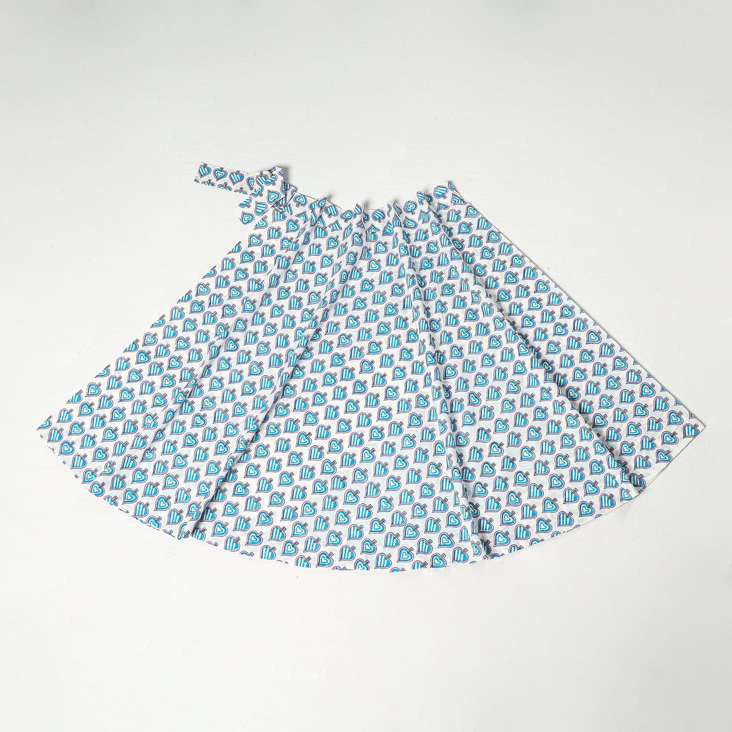 Sanganeri Block Printed Cotton Wrap Around Skirt