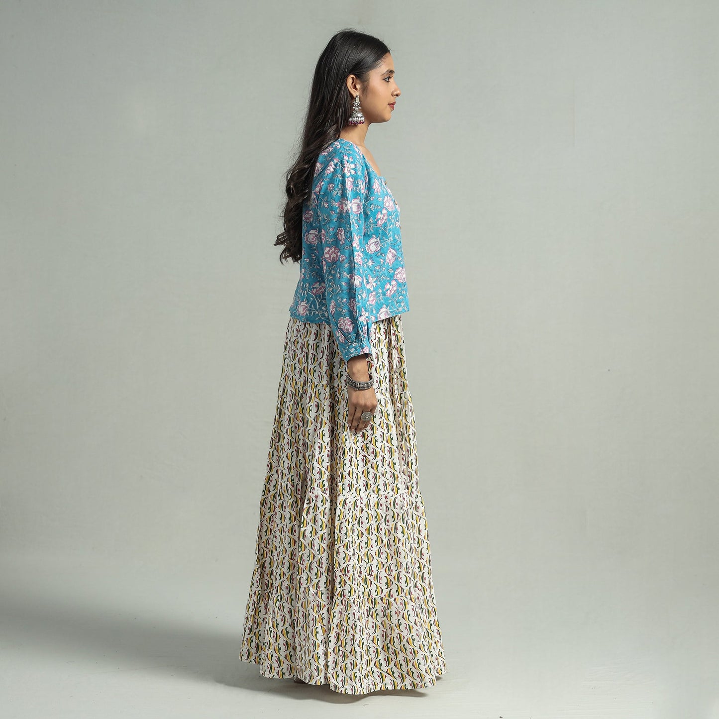 sanganeri long skirt