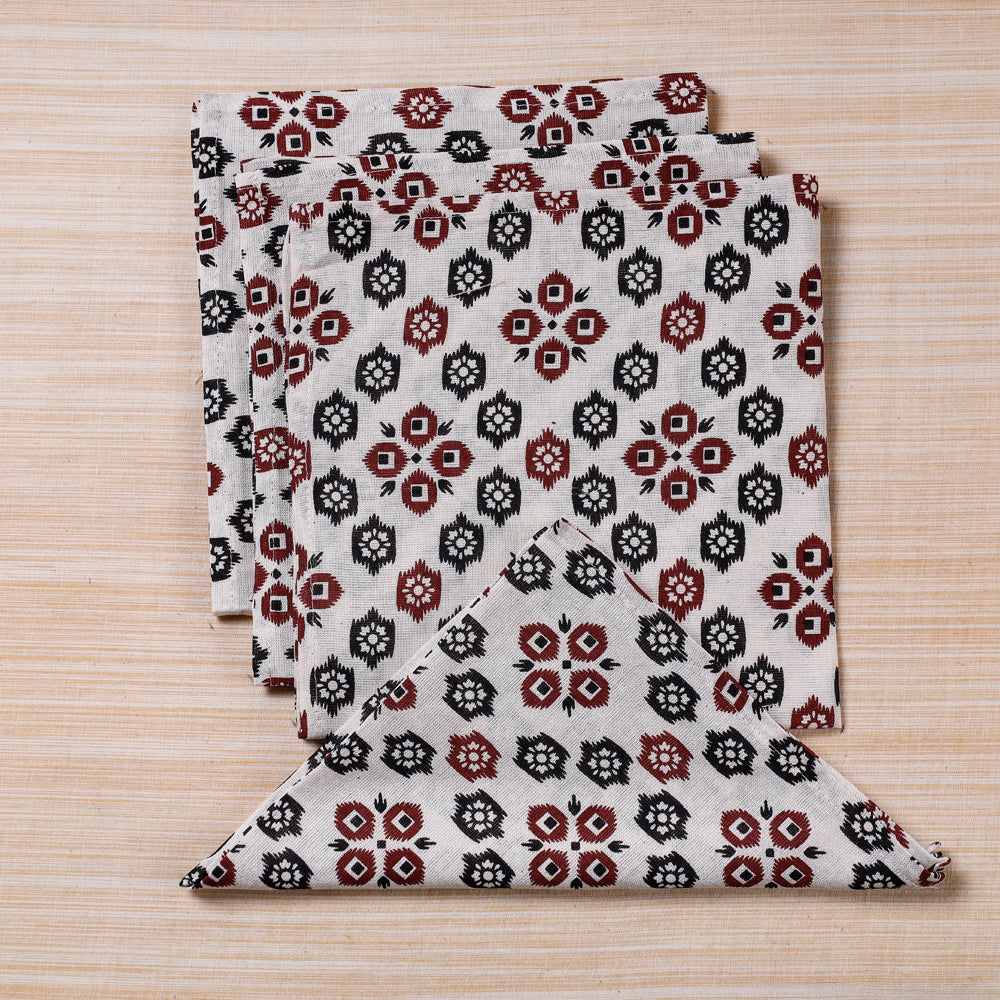 Multicolor Handmade Cotton Fabric Table Napkins