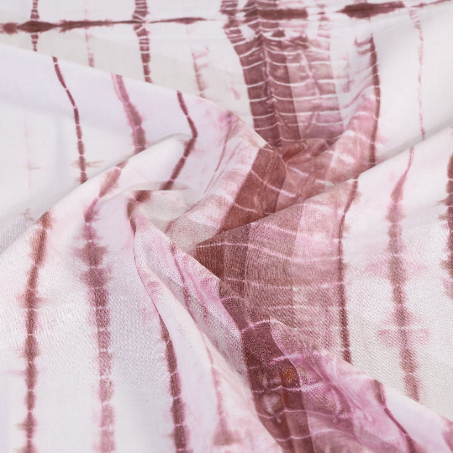 White Tie & Dye Cotton Single Shibori Bed Sheet