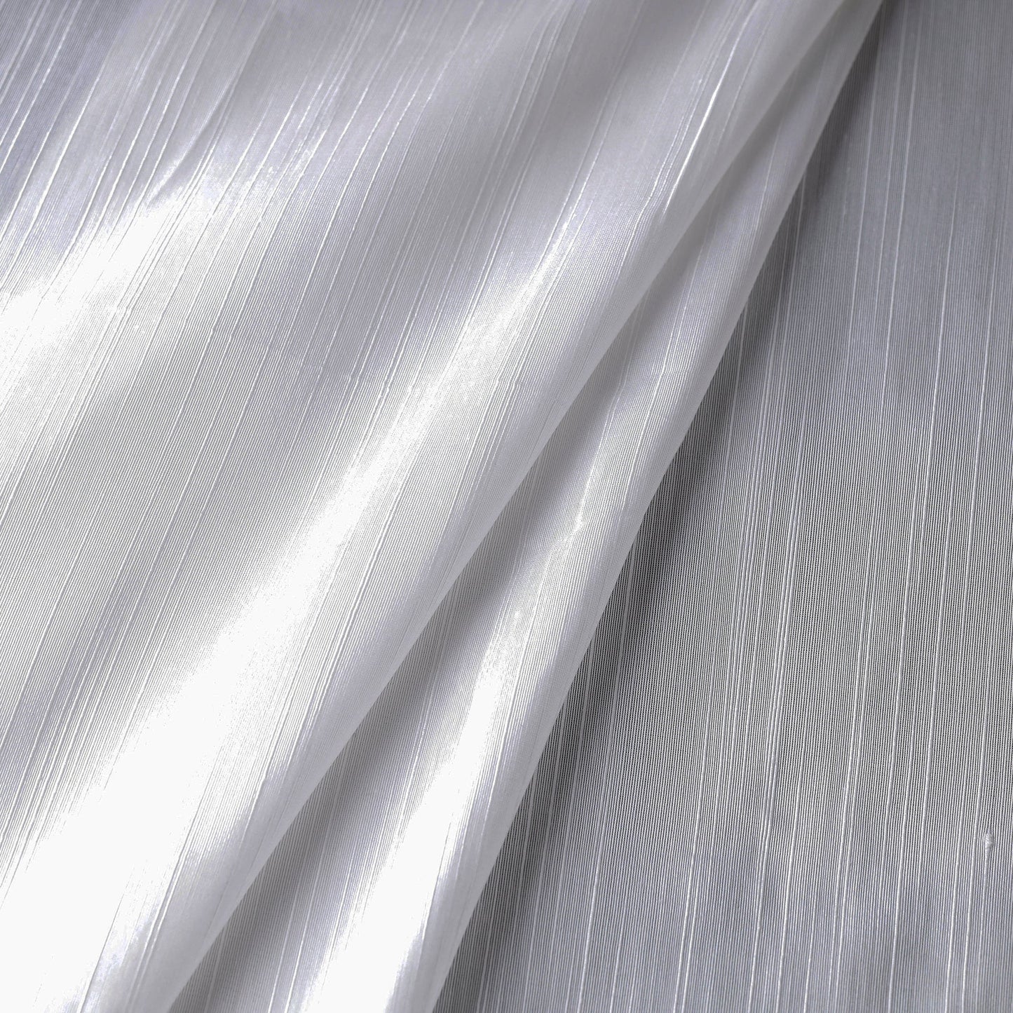 White Slub Silk Plain Fabric