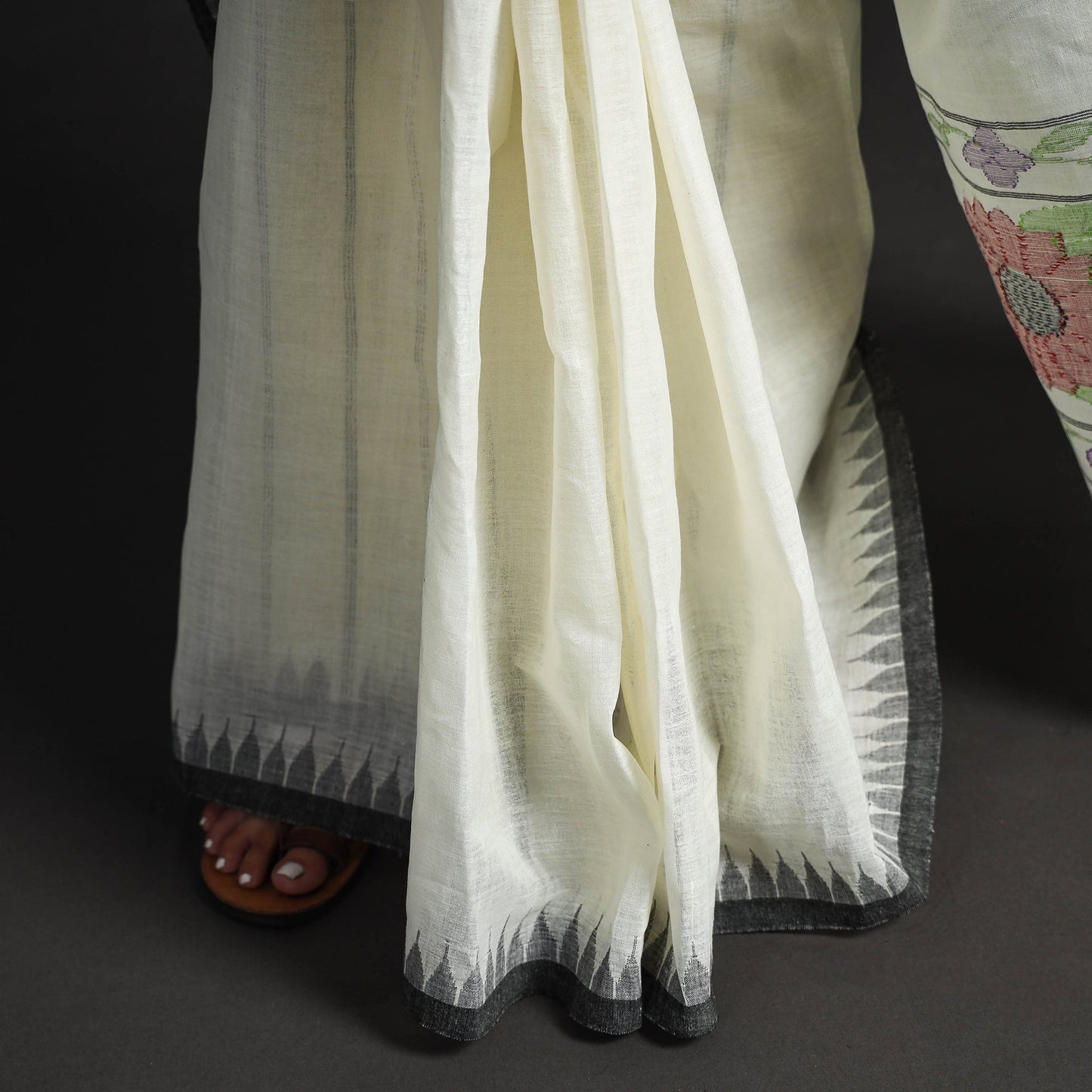 Traditional Moirangphee Manipuri Pure Handloom Cotton Saree Online at iTokri.com