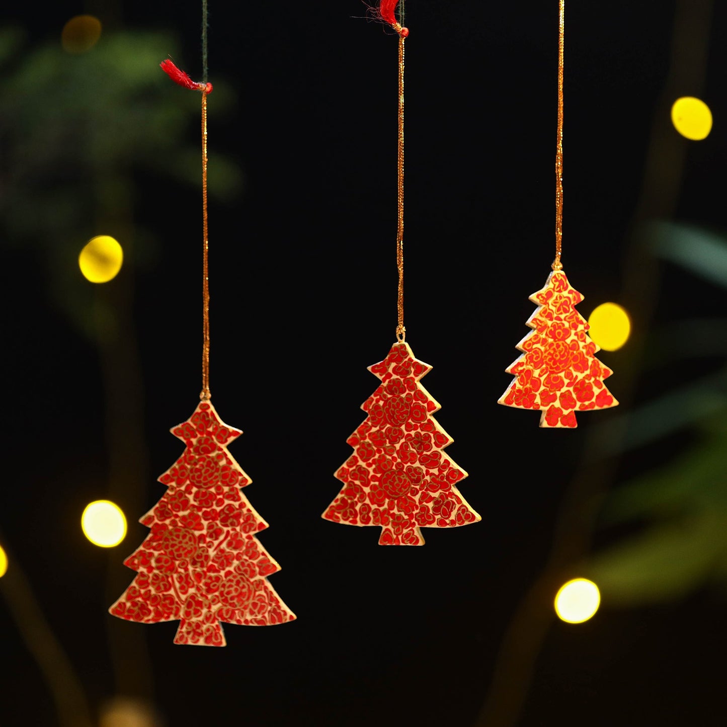 Buy Kashmir Handpainted Christmas Decor Ornament