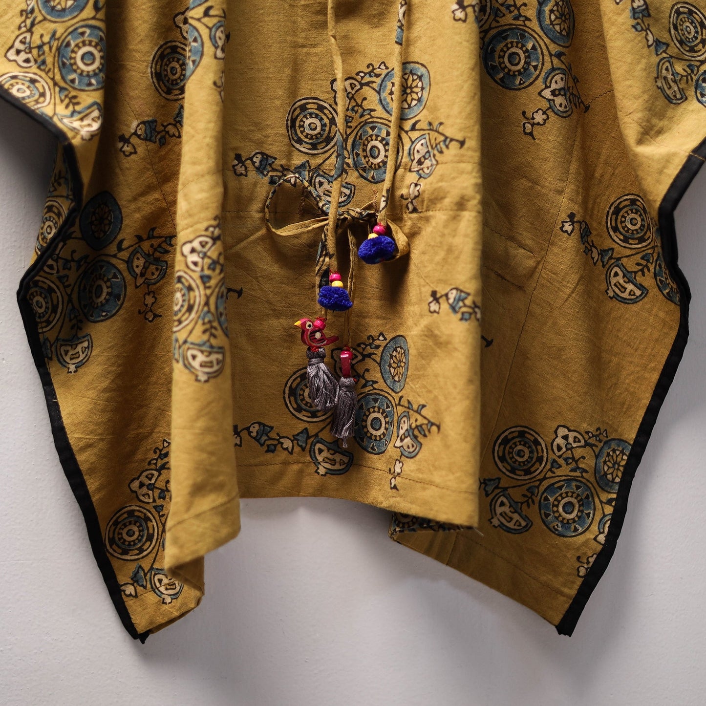 Yellow - cotton kids kaftan (3-4 years) 22 - handcrafted