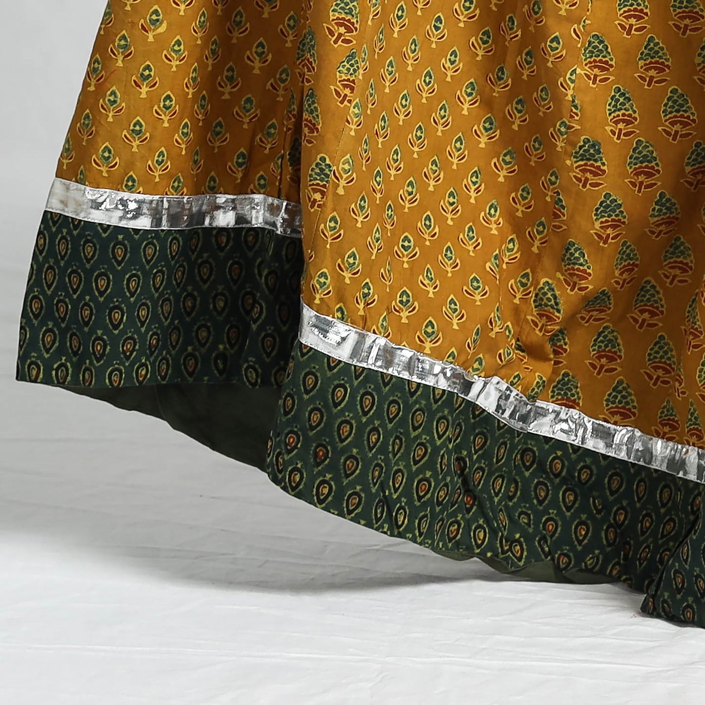 ajrakh long skirt