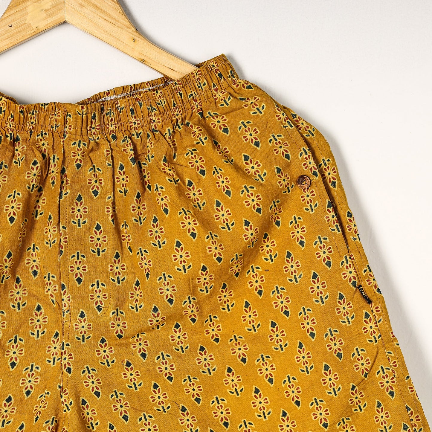 Ajrakh Block Printed Cotton Unisex Boxer/Shorts
