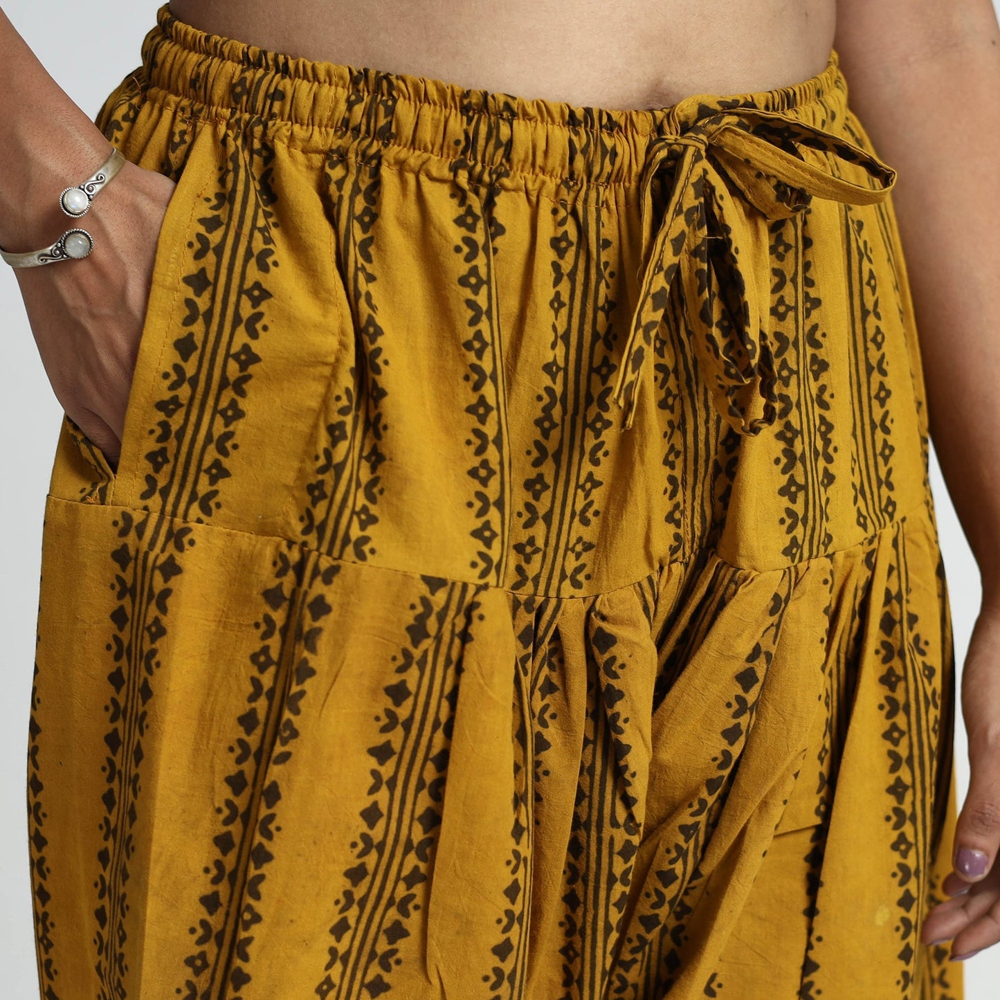 Shop Ajrakh Block Printed Cotton Salwar | Comfortable & Stylish