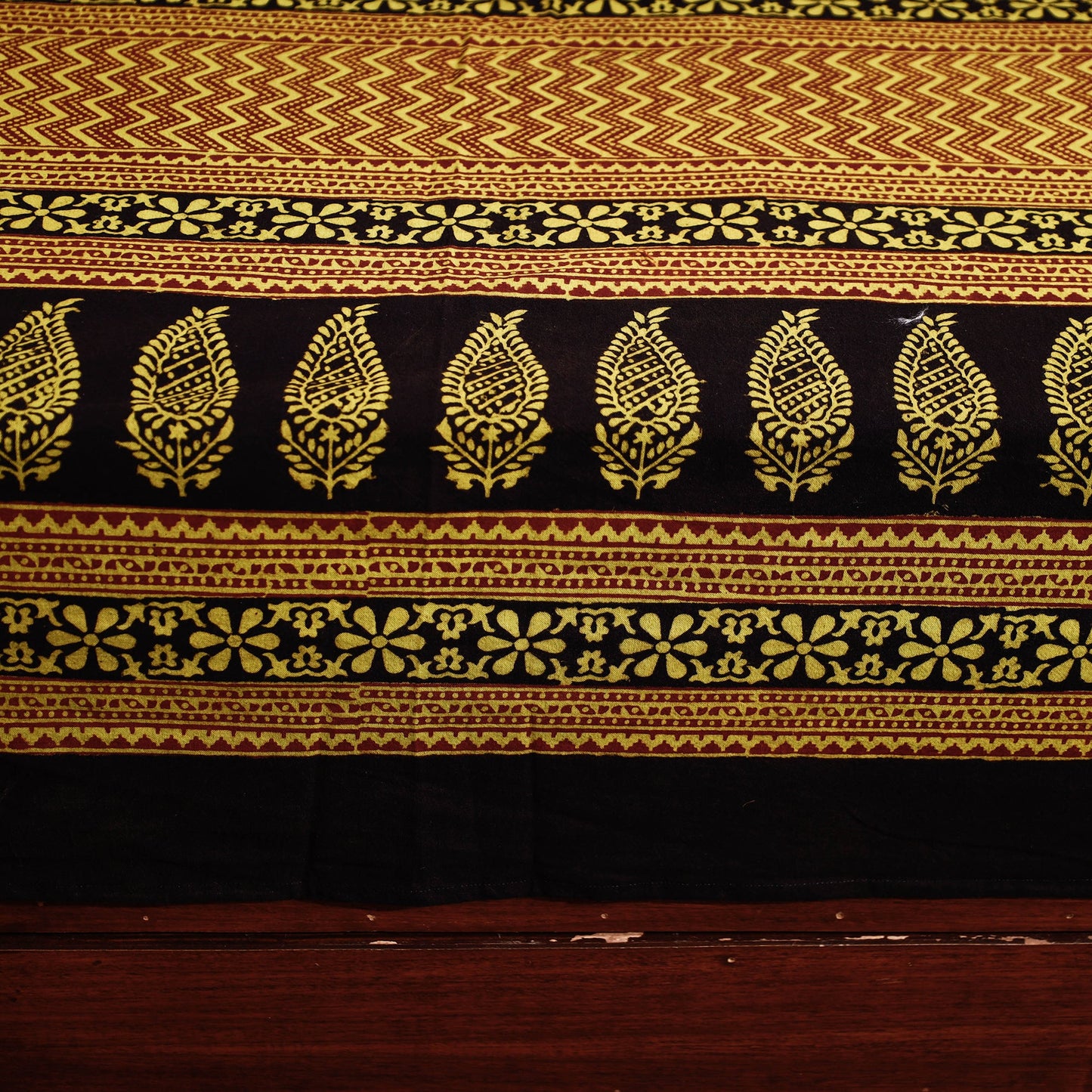 Bagh Block Printed Cotton Bedcover