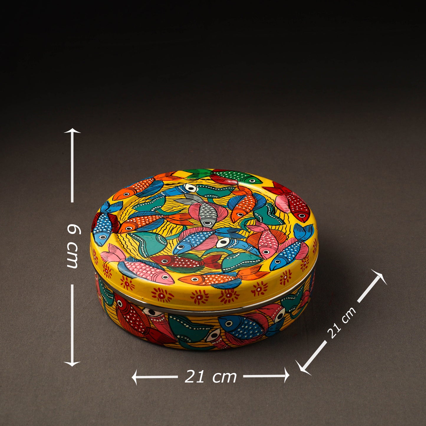 Bengal Patua Handpainted Stainless Steel Casserole