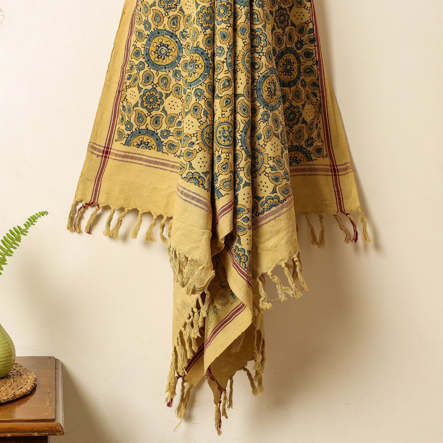 Block Printed Cotton Towel