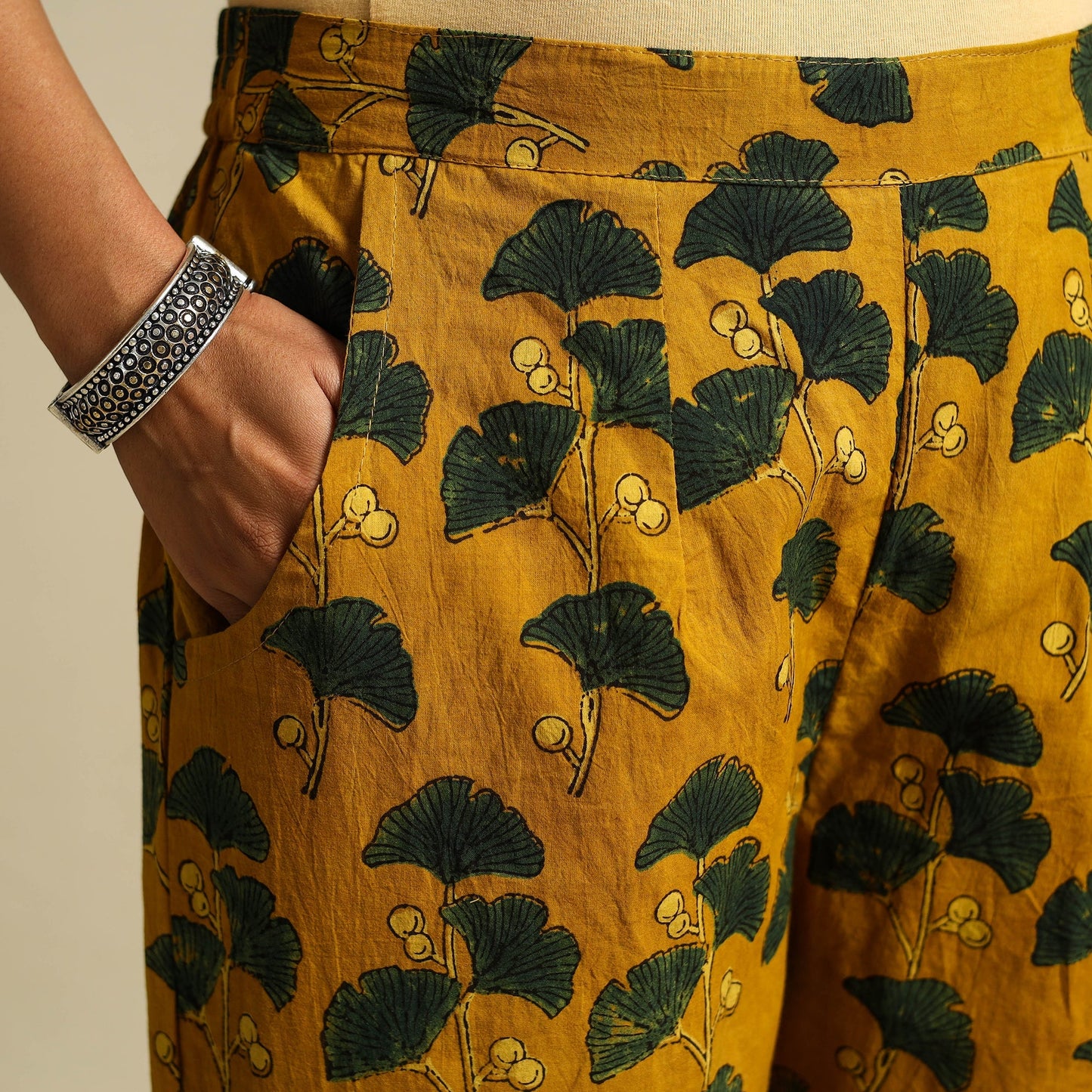 Block Print Cotton Ajrakh Palazzo