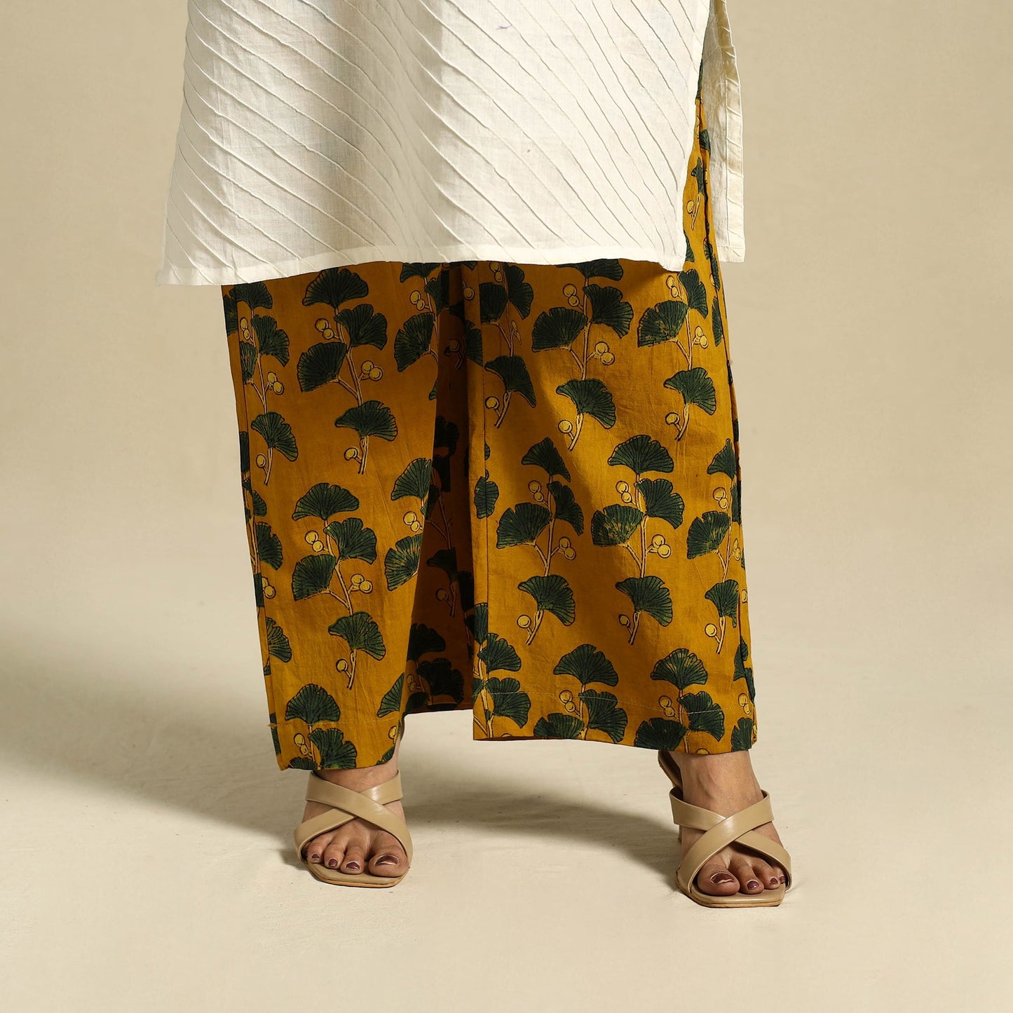 Block Print Cotton Ajrakh Palazzo