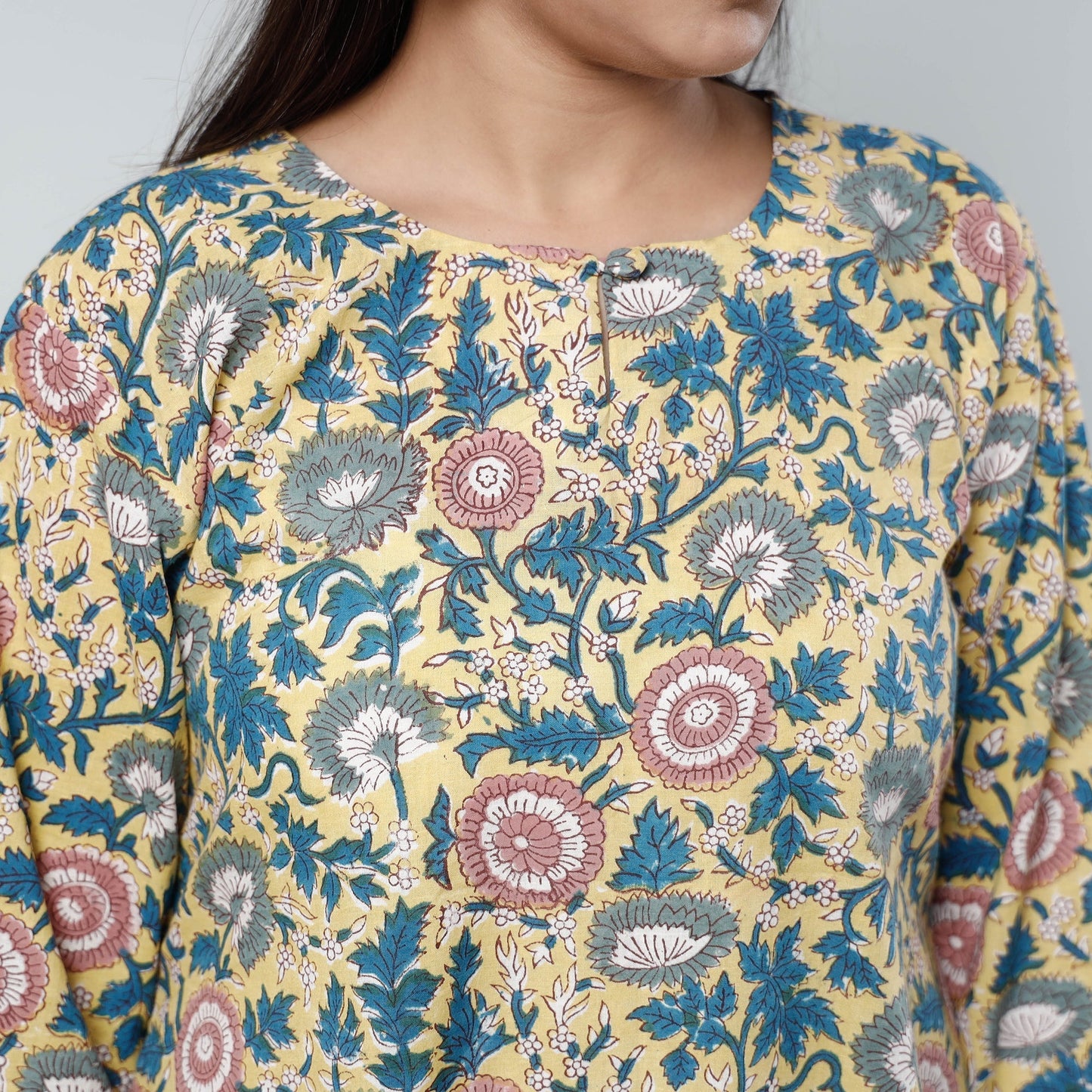 Sanganeri Block Printed Kurta