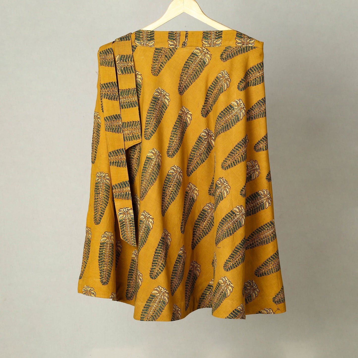 Block Print Cotton Wrap Around Ajrakh Skirt Online