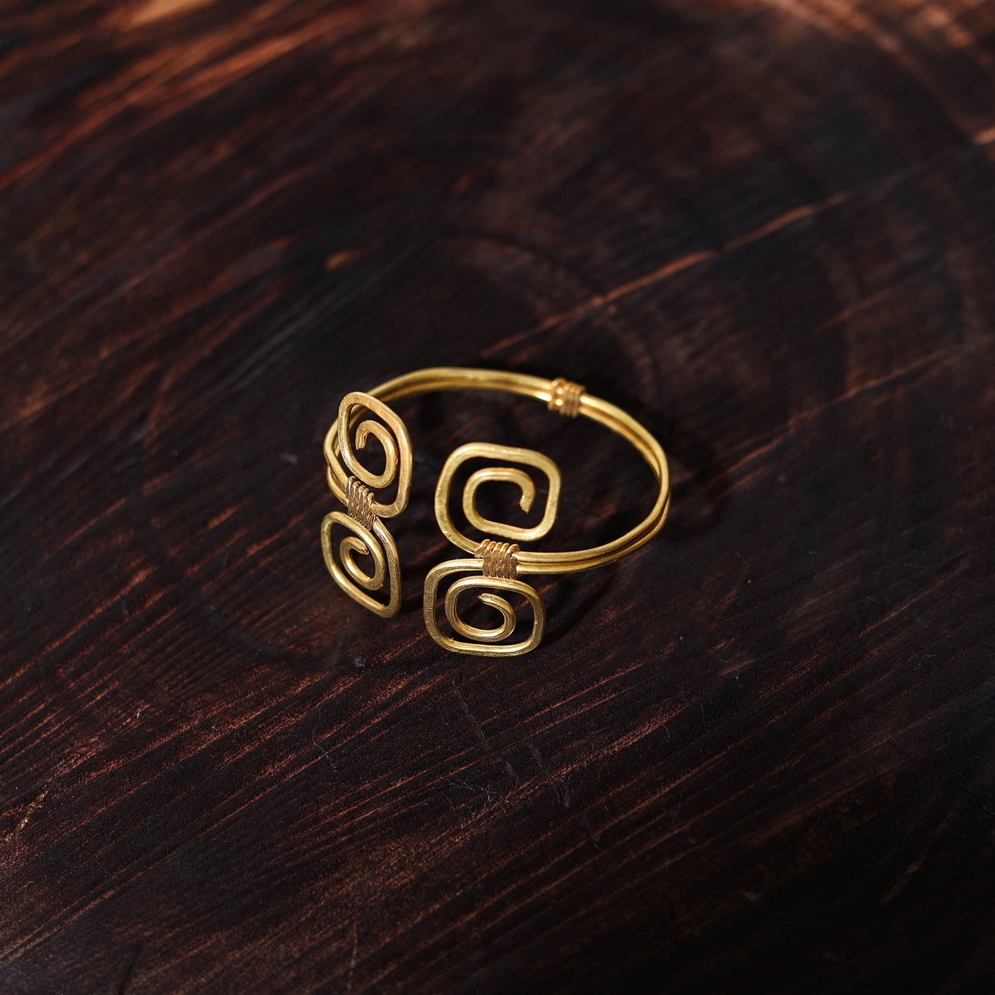 Buy Brass Metal Handcrafted Dokra Bracelet (Adjustable)
