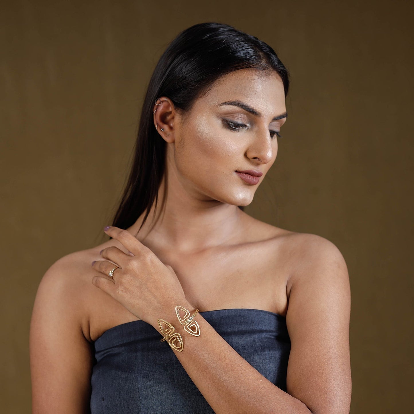 Buy Brass Metal Handcrafted Dokra Bracelet by Asalkaar (Adjustable) Online at iTokri.com