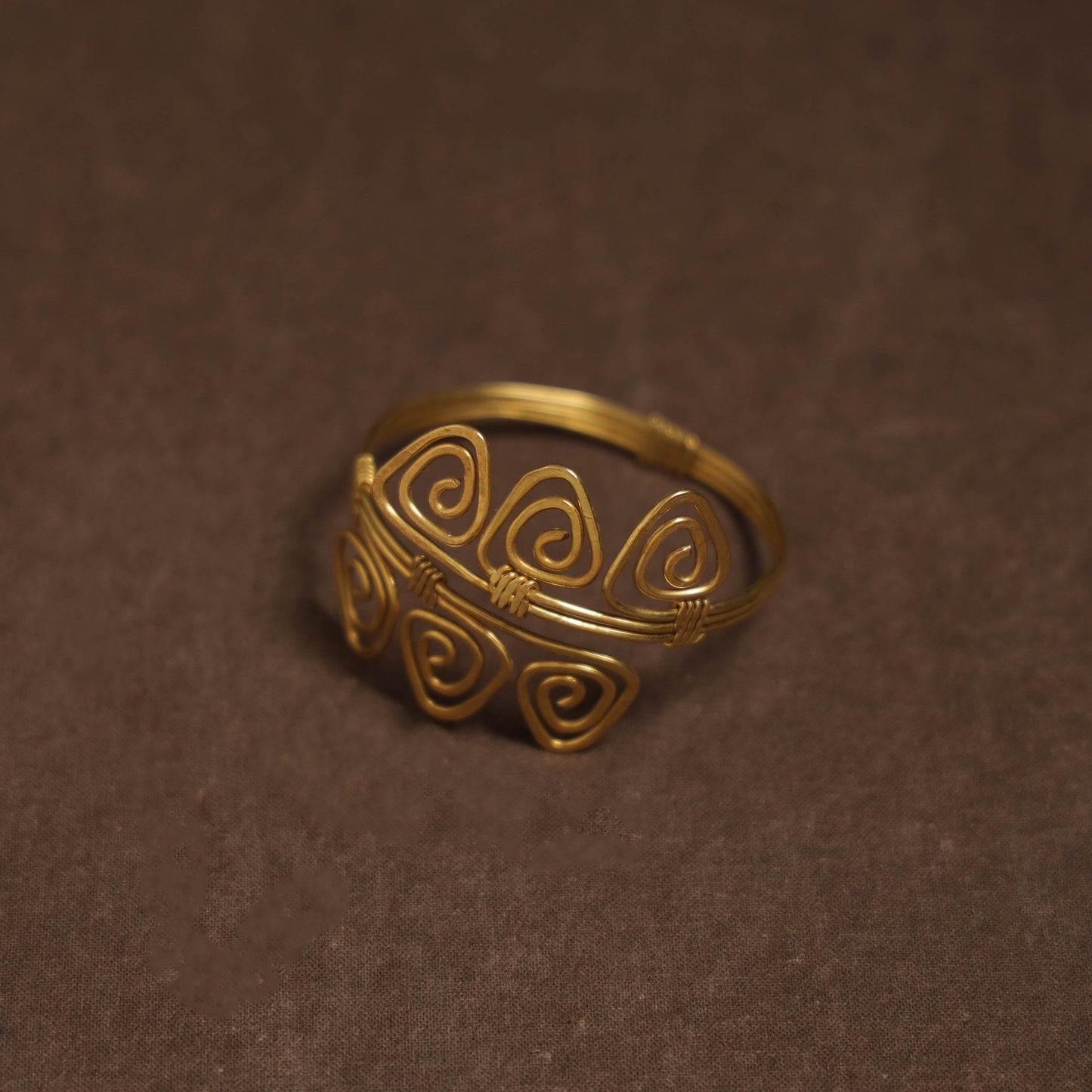 Brass metal handcrafted bracelet (adjustable) 81