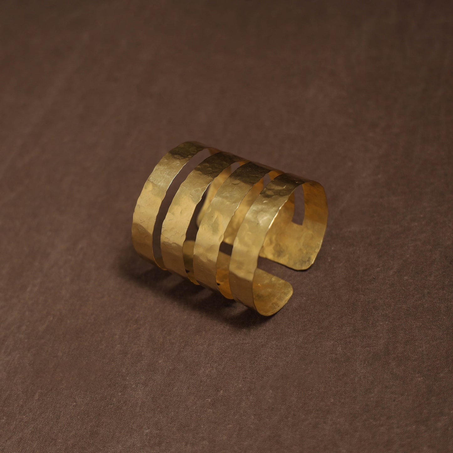 Brass metal handcrafted cuff bracelet (adjustable) 69