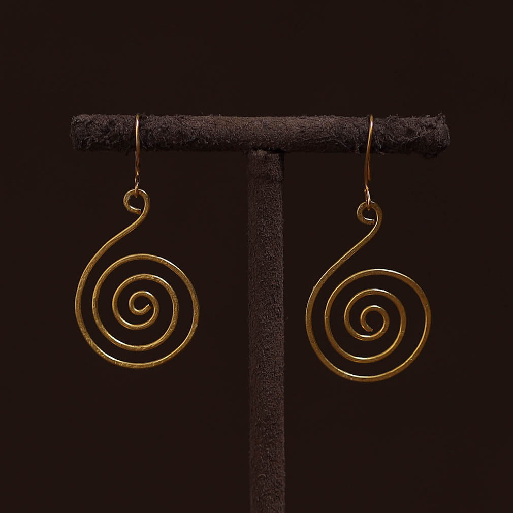 Brass metal handcrafted earrings 27
