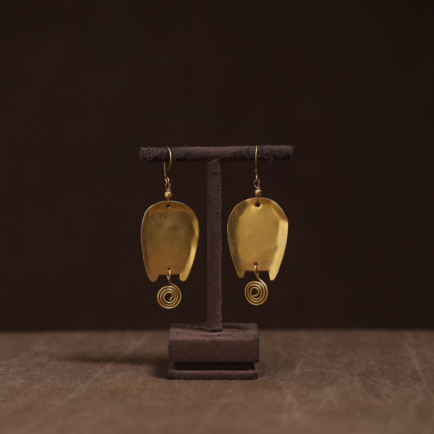 Brass metal handcrafted earrings 48