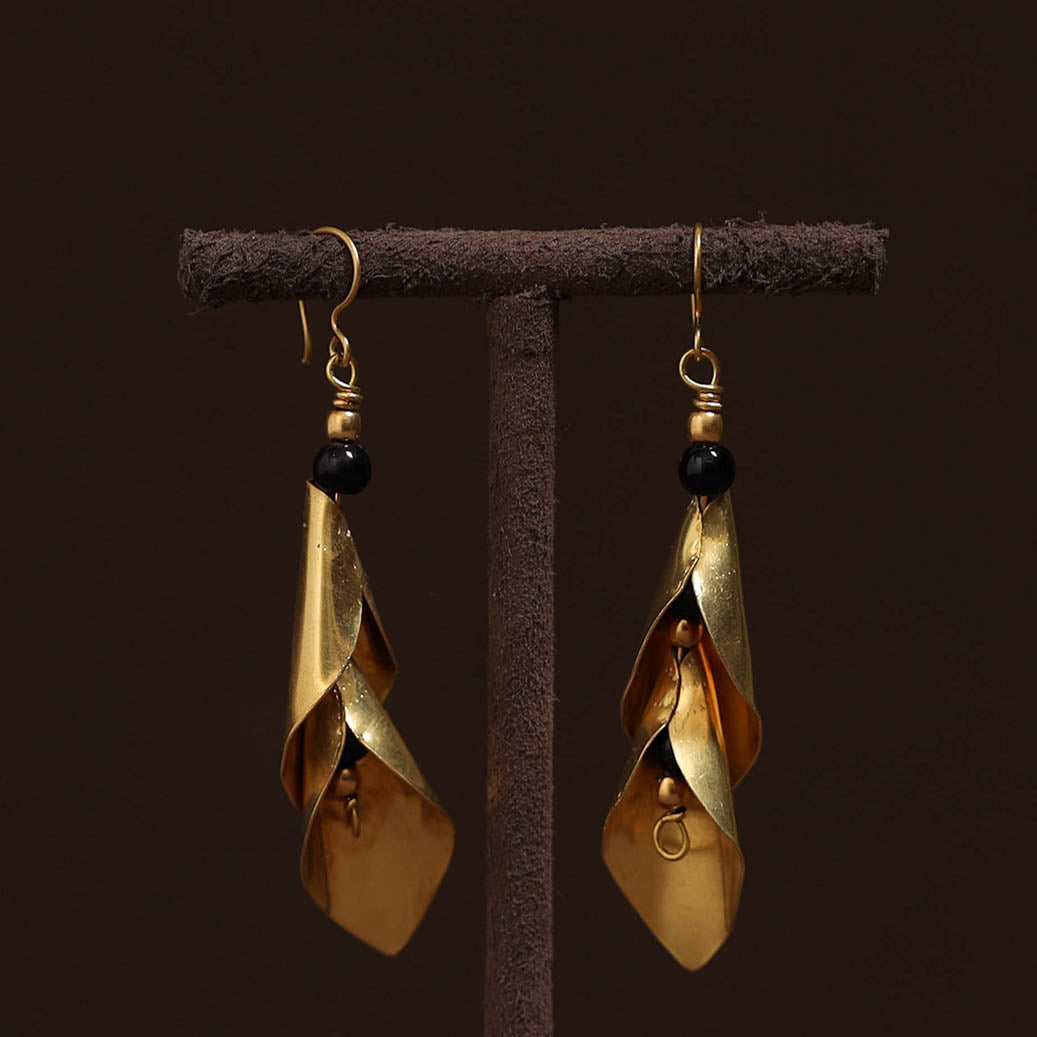 Brass metal handcrafted earrings 50
