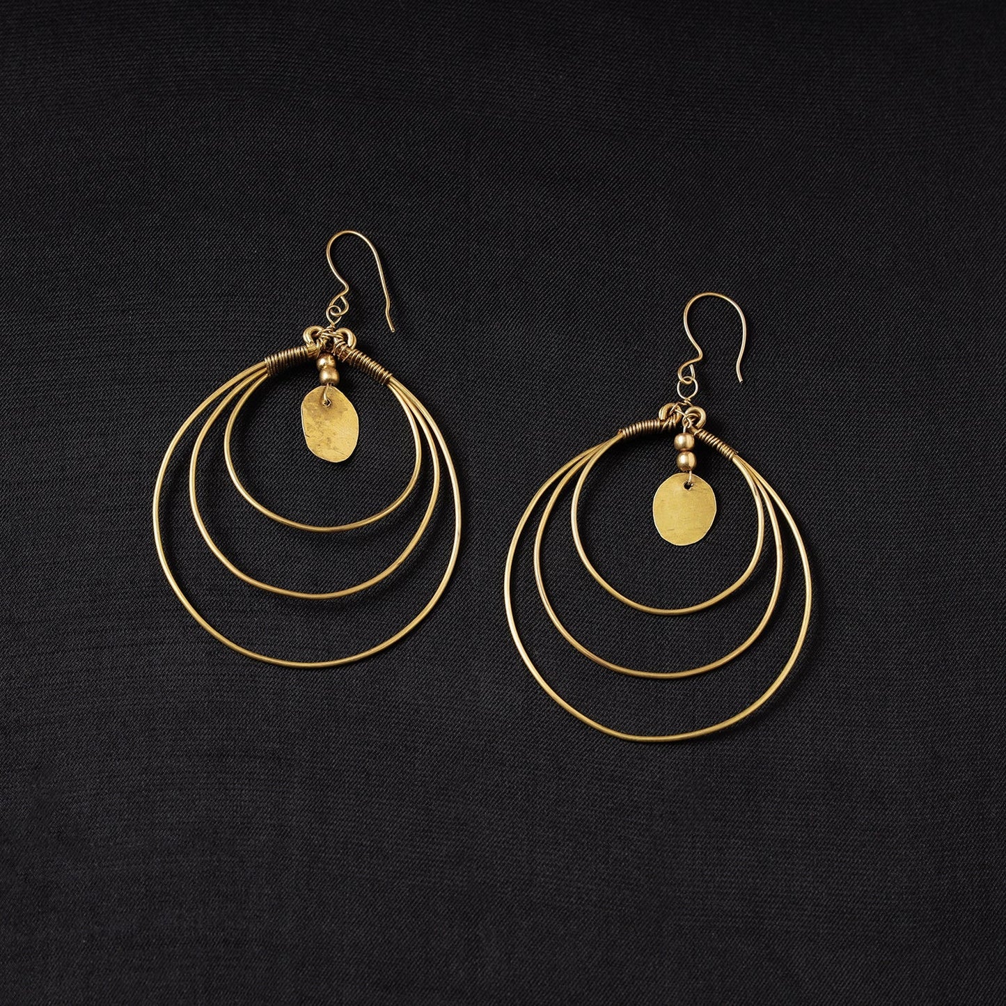 Brass Metal Handcrafted Dokra Earrings by Asalkaar Online at iTokri.com
