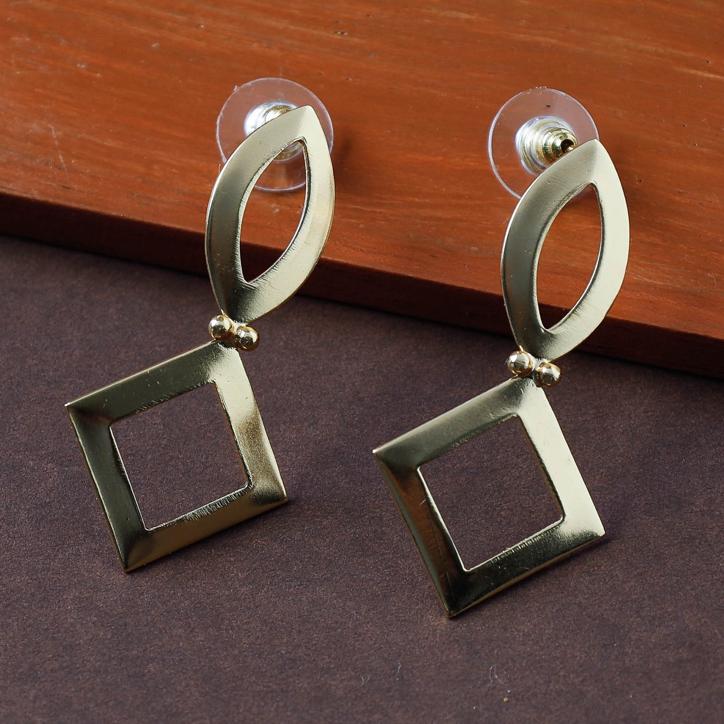 Brass Metal Handcrafted Earrings