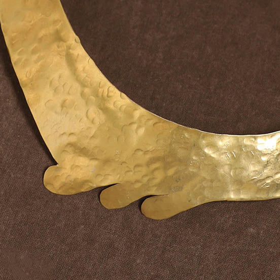 Brass metal handcrafted hasli necklace 121