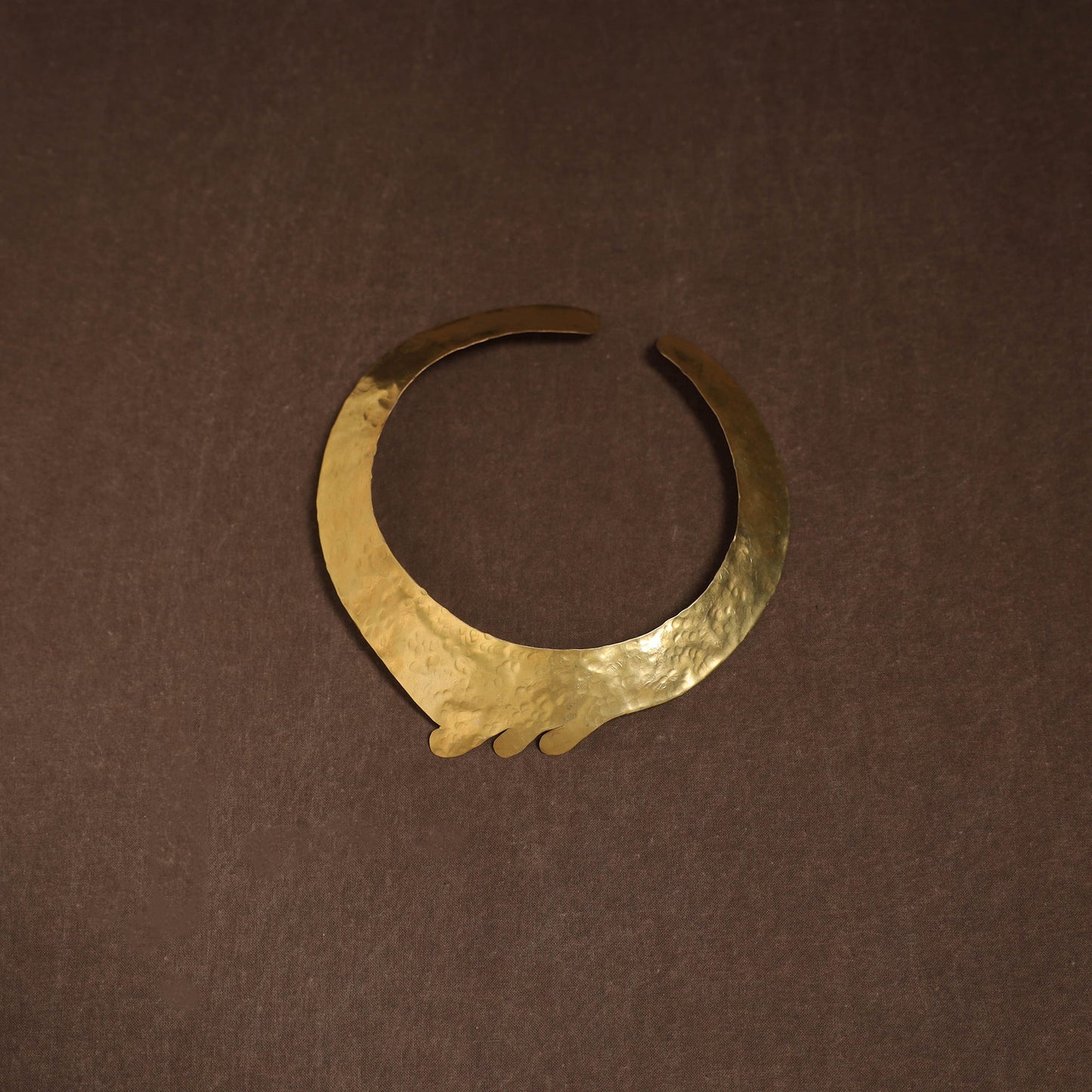 Brass metal handcrafted hasli necklace 121