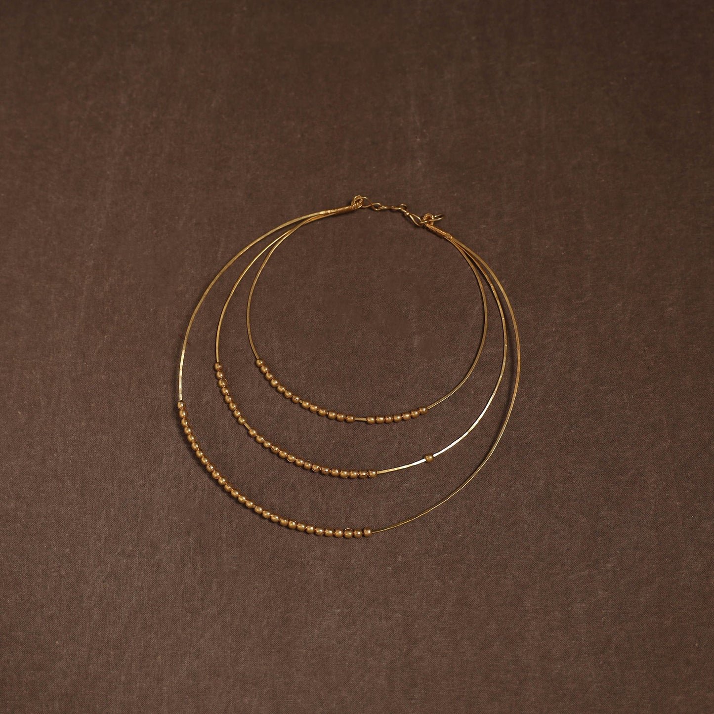 Brass metal handcrafted hasli necklace 143
