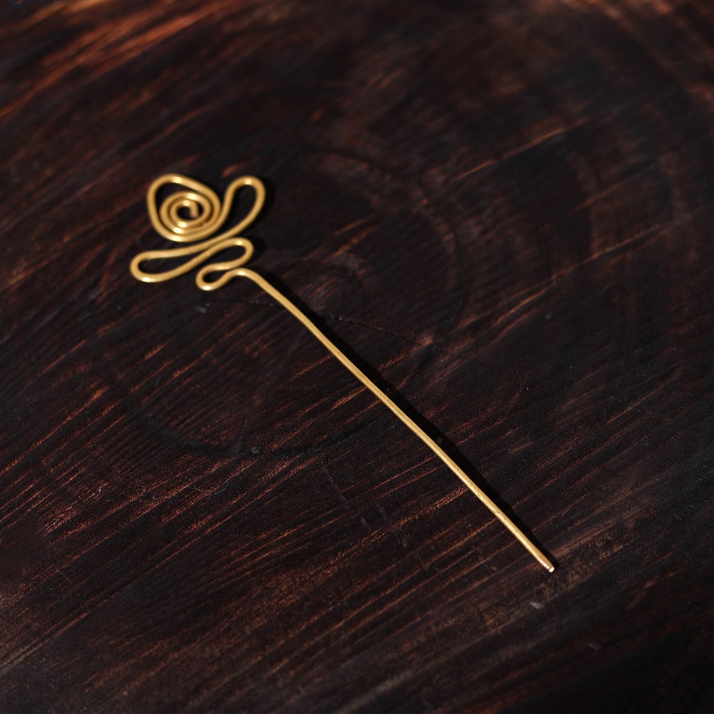 Brass Metal Handcrafted Dokra Juda Pin
