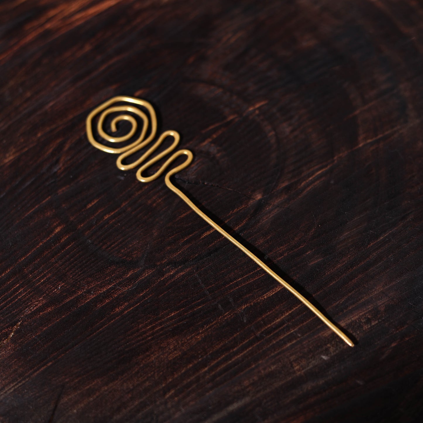 Brass Metal Handcrafted Dokra Juda Pin