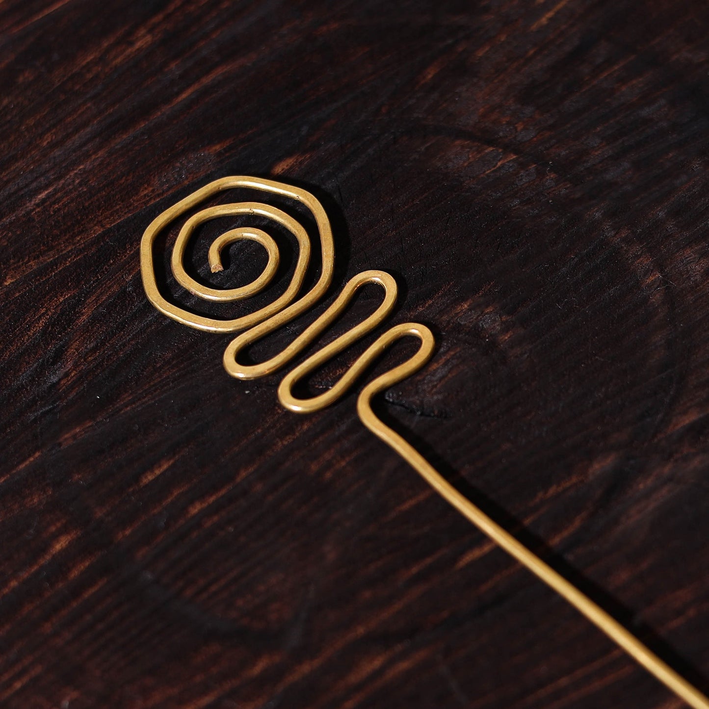 Brass Metal Handcrafted Dokra Juda Pin
