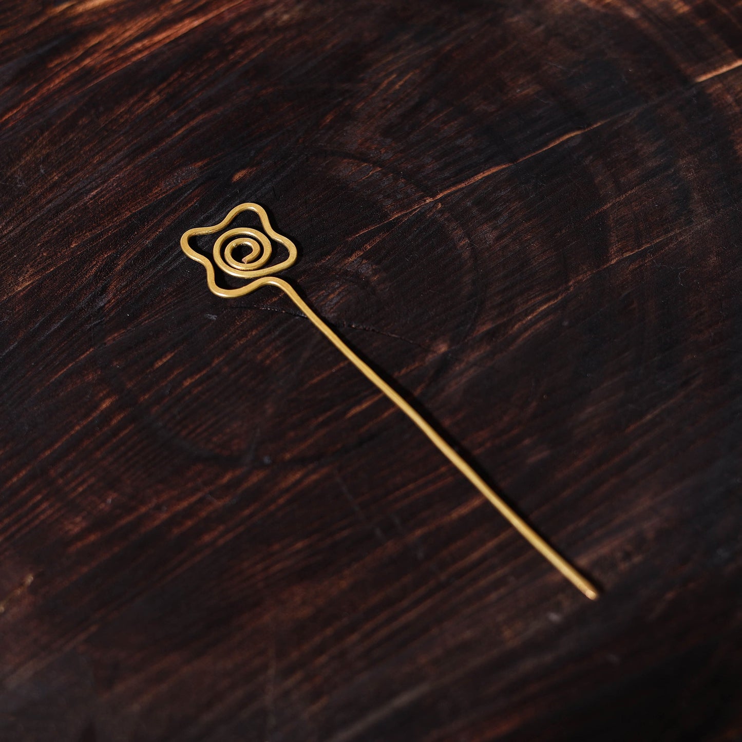 Brass Metal Handcrafted Dokra Juda Pin