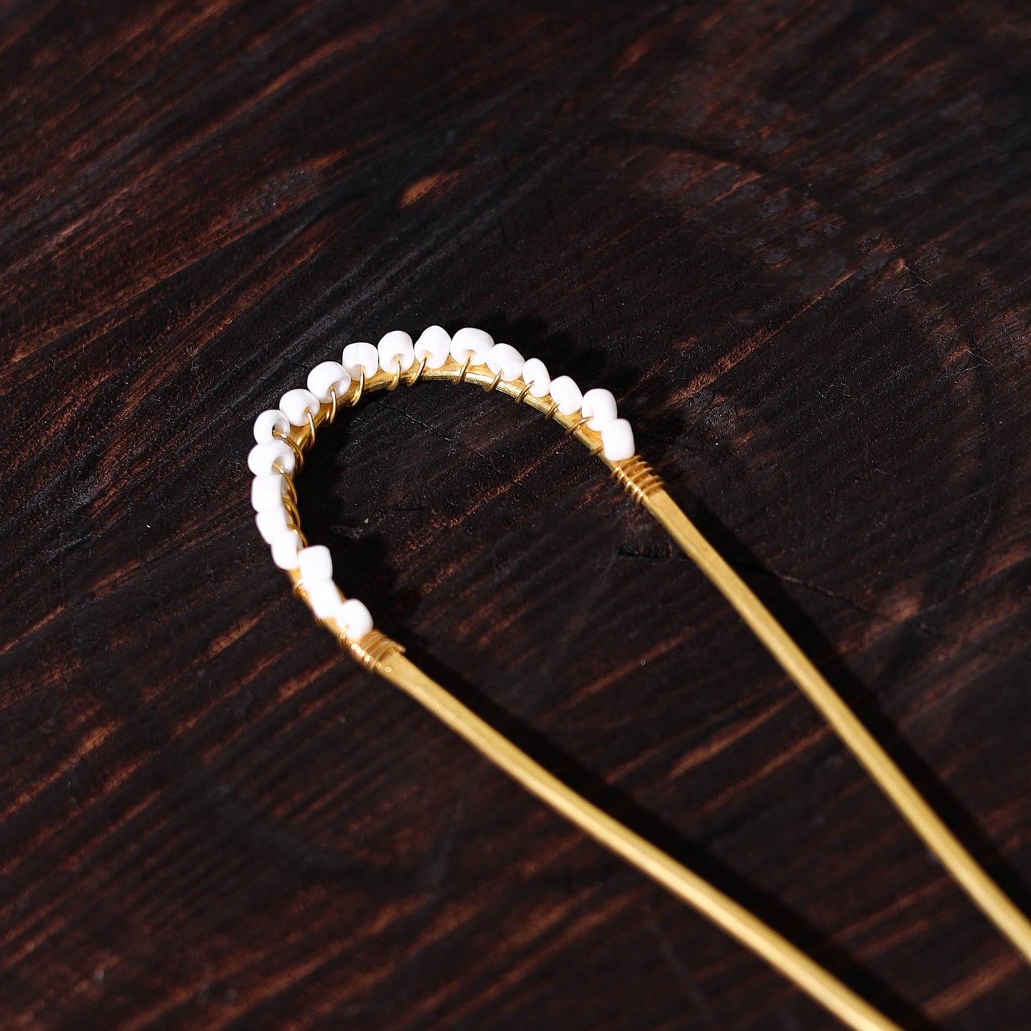 Brass Metal Handcrafted Dokra Juda Pin