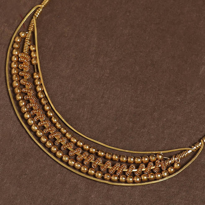Brass metal handcrafted necklace 133