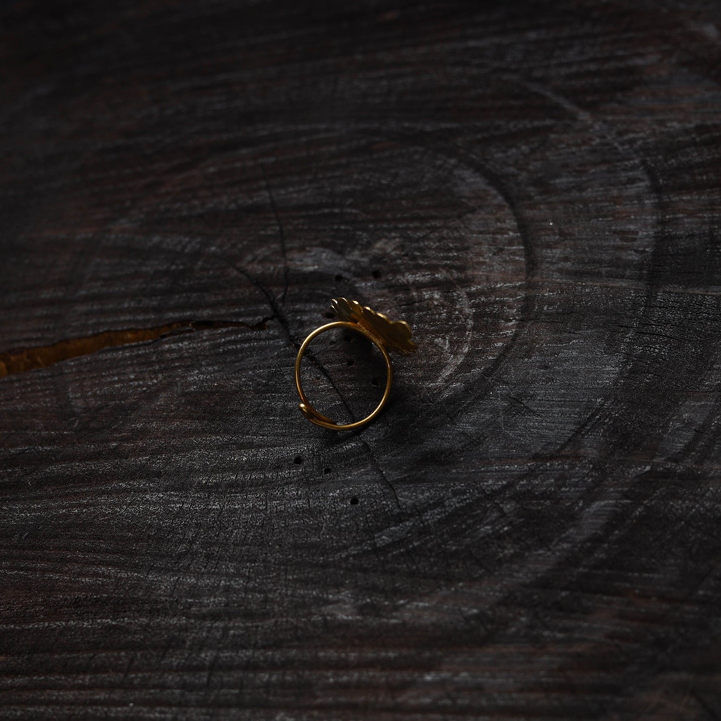 Buy Brass Metal Handcrafted Dokra Ring